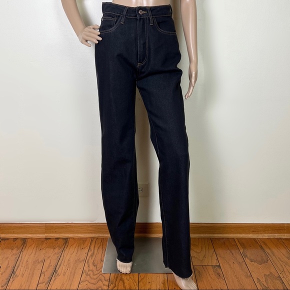NEW WEWOREWHAT REVOLVE HIGH-WAISTED STRAIGHT LEG JEANS - Picture 2 of 8